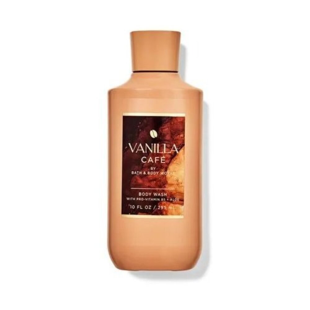 Bath & Body Works Vanilla Café Cafe Body Wash 10 fl oz